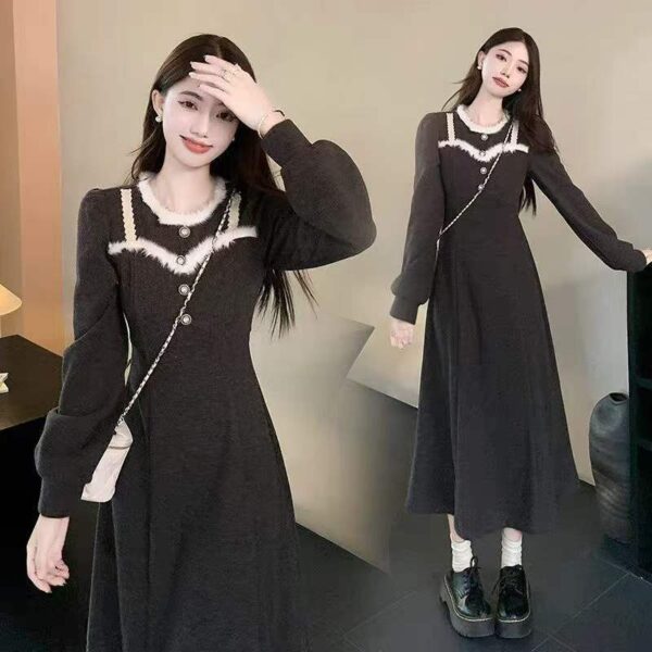 微信图片_20260228213713_7717_60 Elegant Women's Midi Dress - Timeless Design for Office & Evening Wear