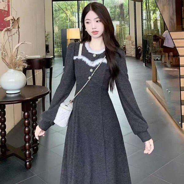 微信图片_20260228213714_7719_60 Elegant Women's Midi Dress - Timeless Design for Office & Evening Wear